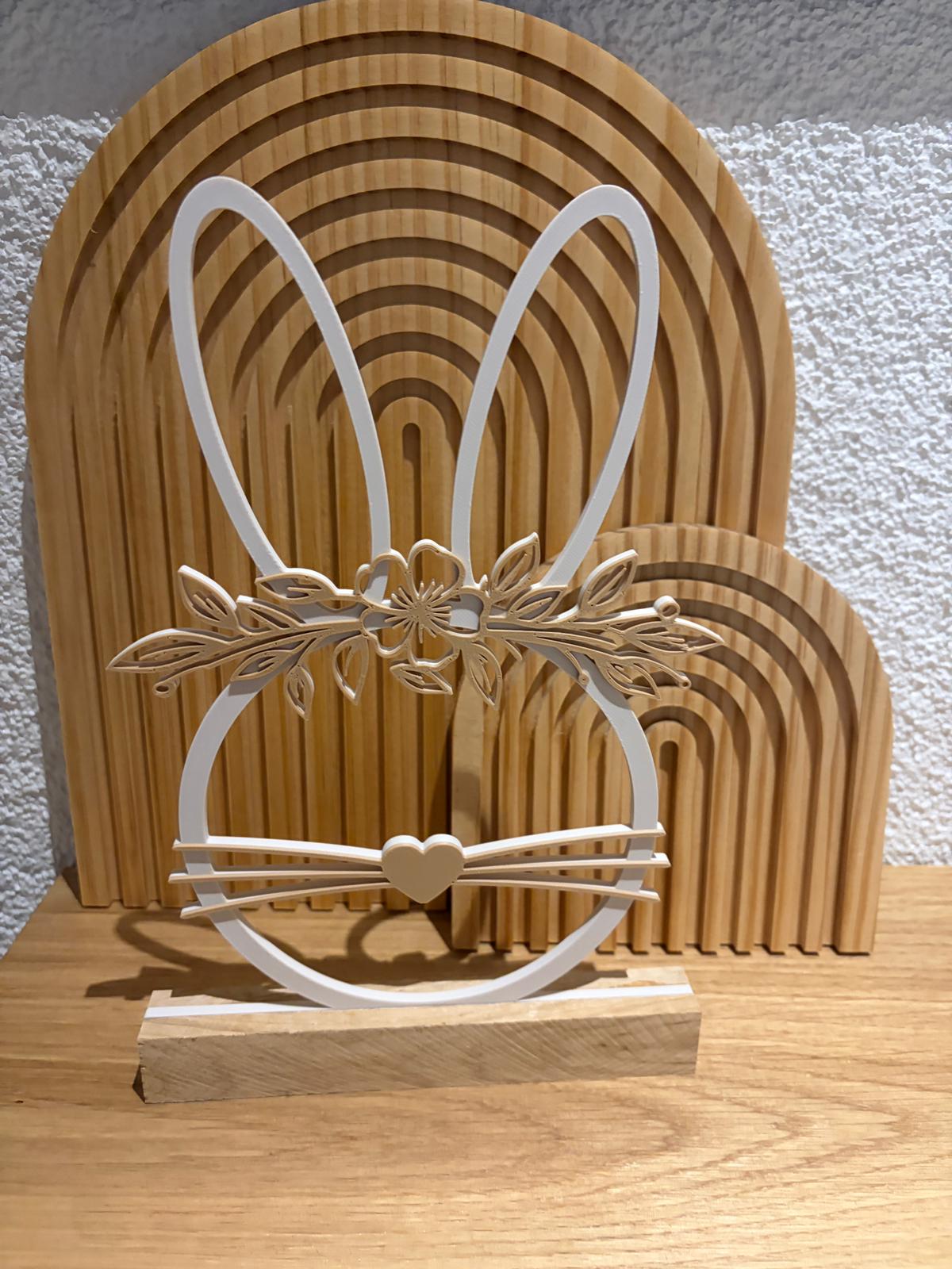 Hase Herz Aufsteller